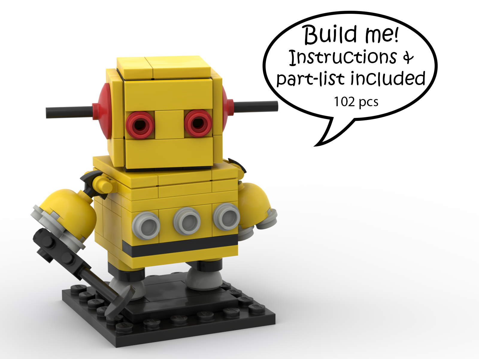 Lego Instructables Robot - With Instructions