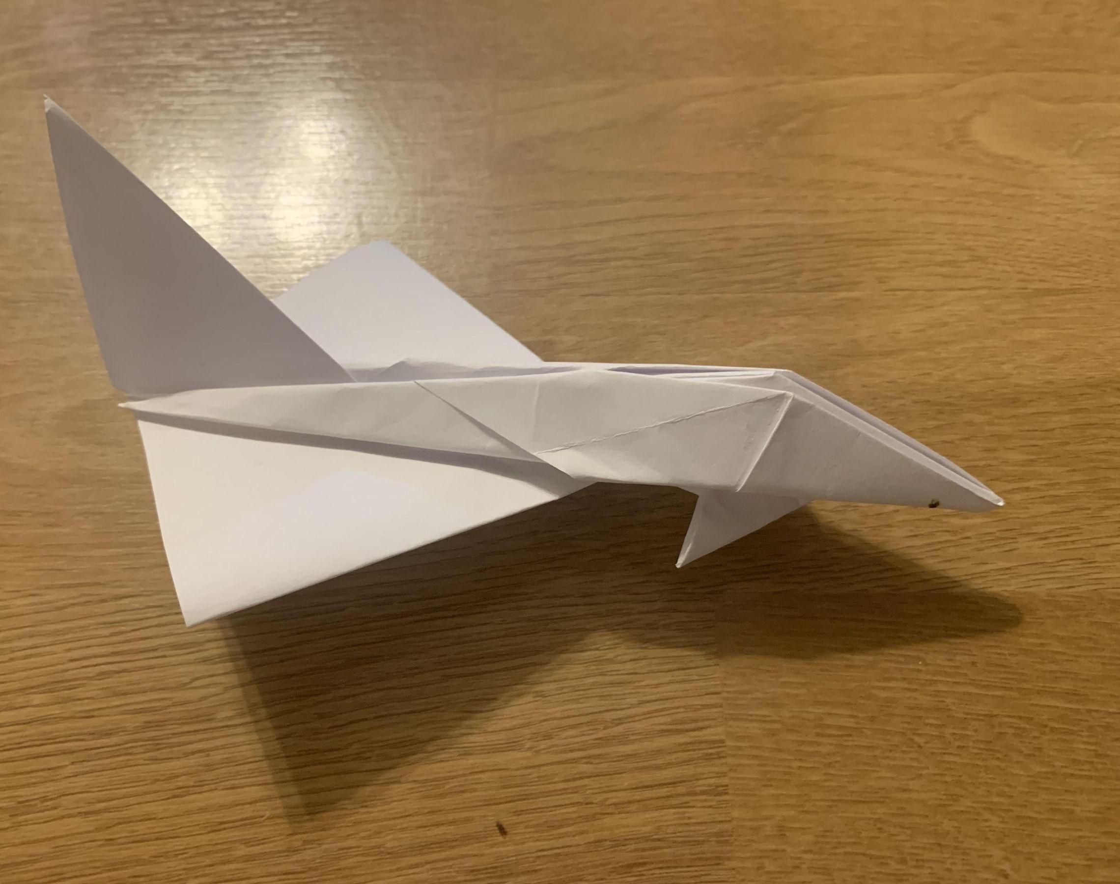 Far Flying Easy Jet Paper Plane: Anaconda