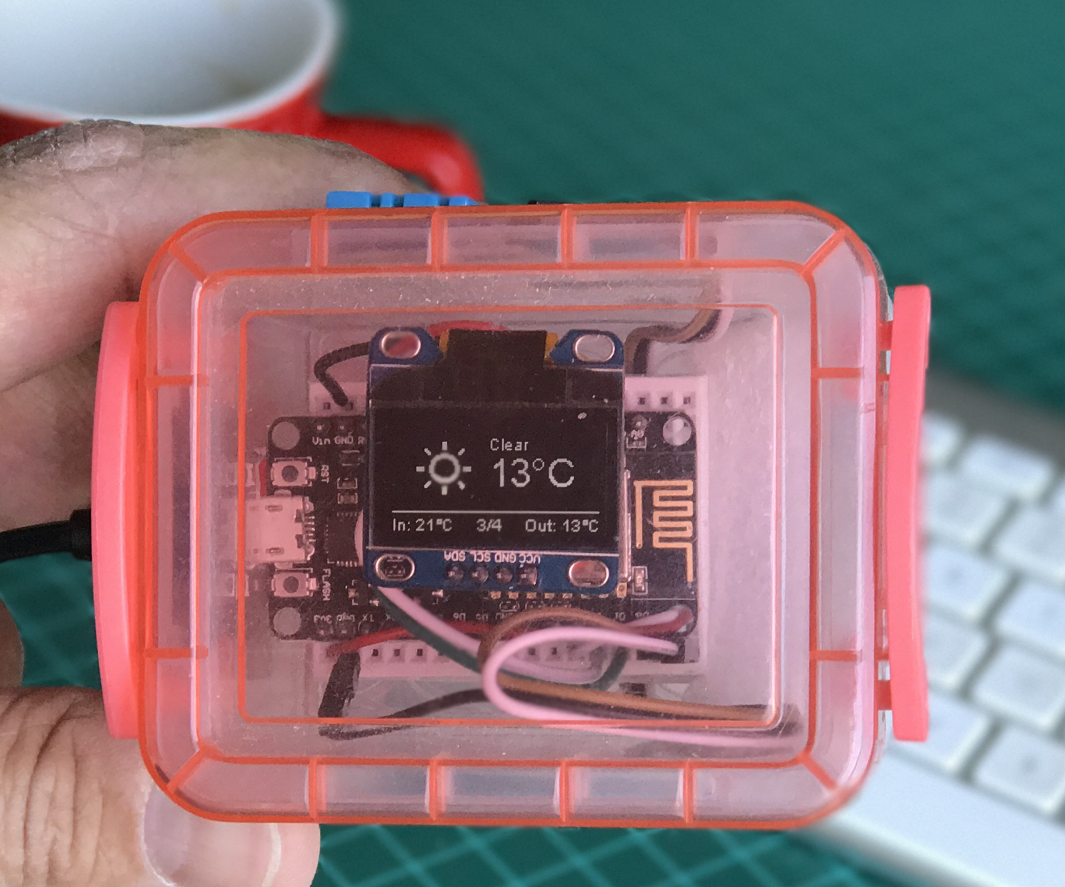 IoT Made Simple: Home Weather Station With NodeMCU and OLED