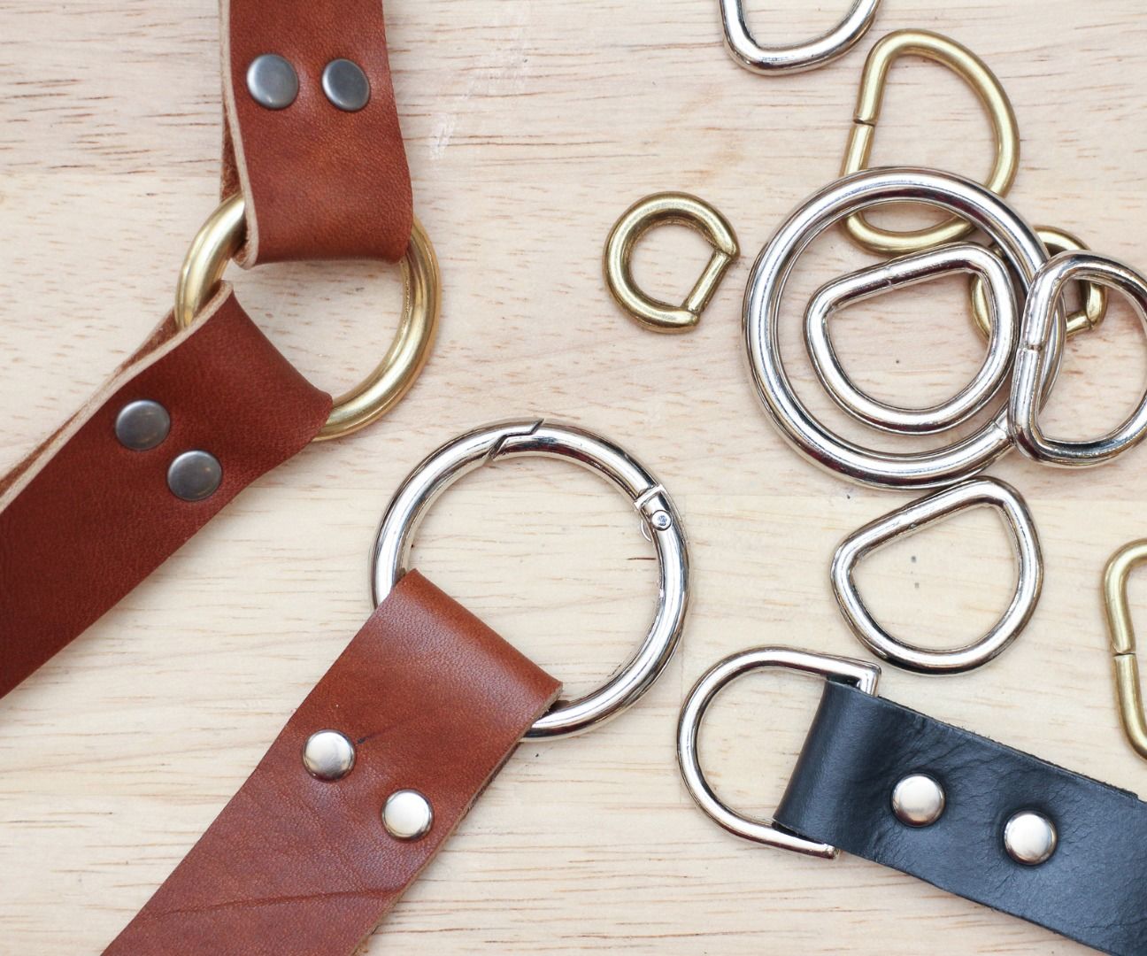 Leather Hardware: Rings