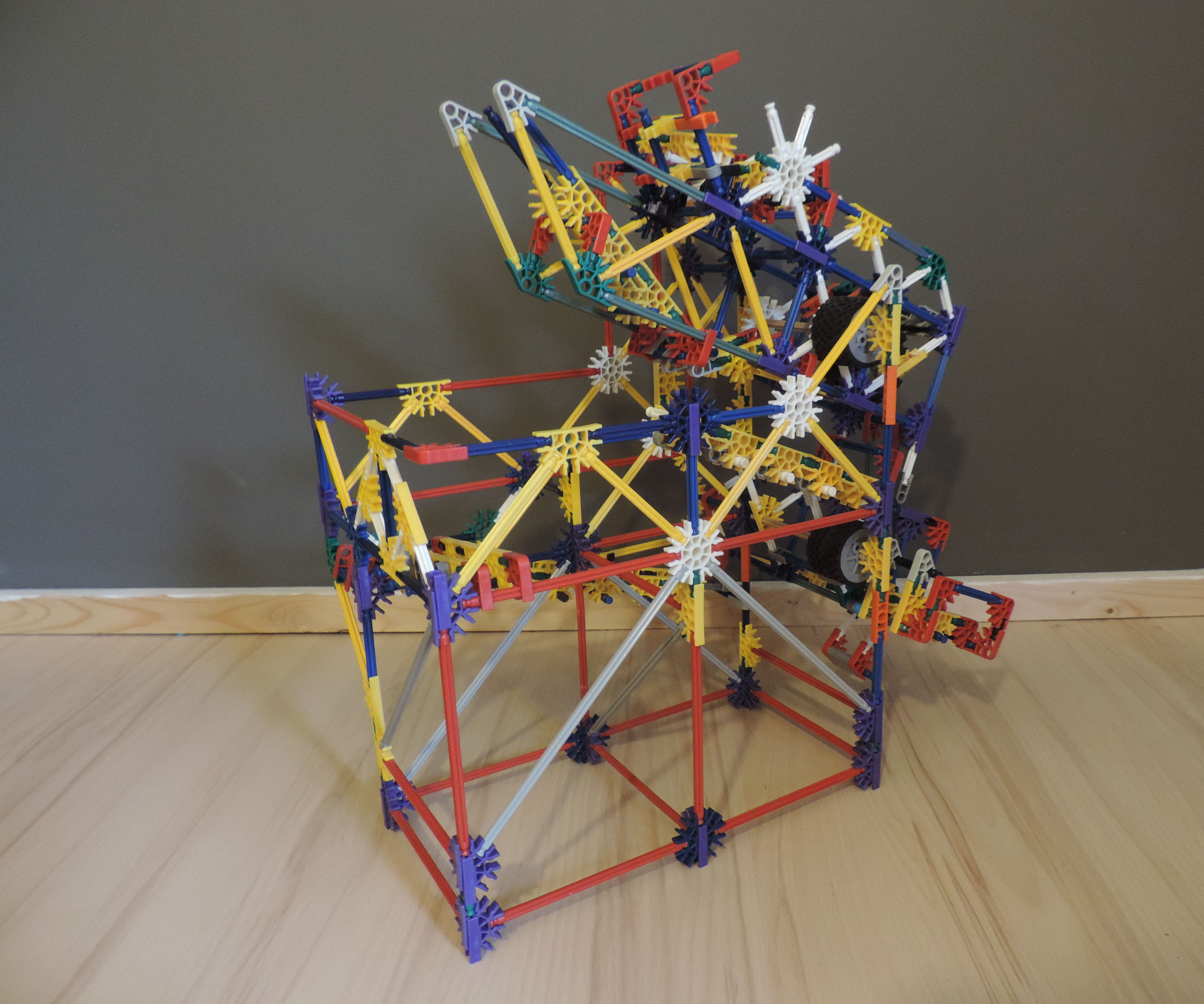 Knex Ball Machine Element: Twin Arm