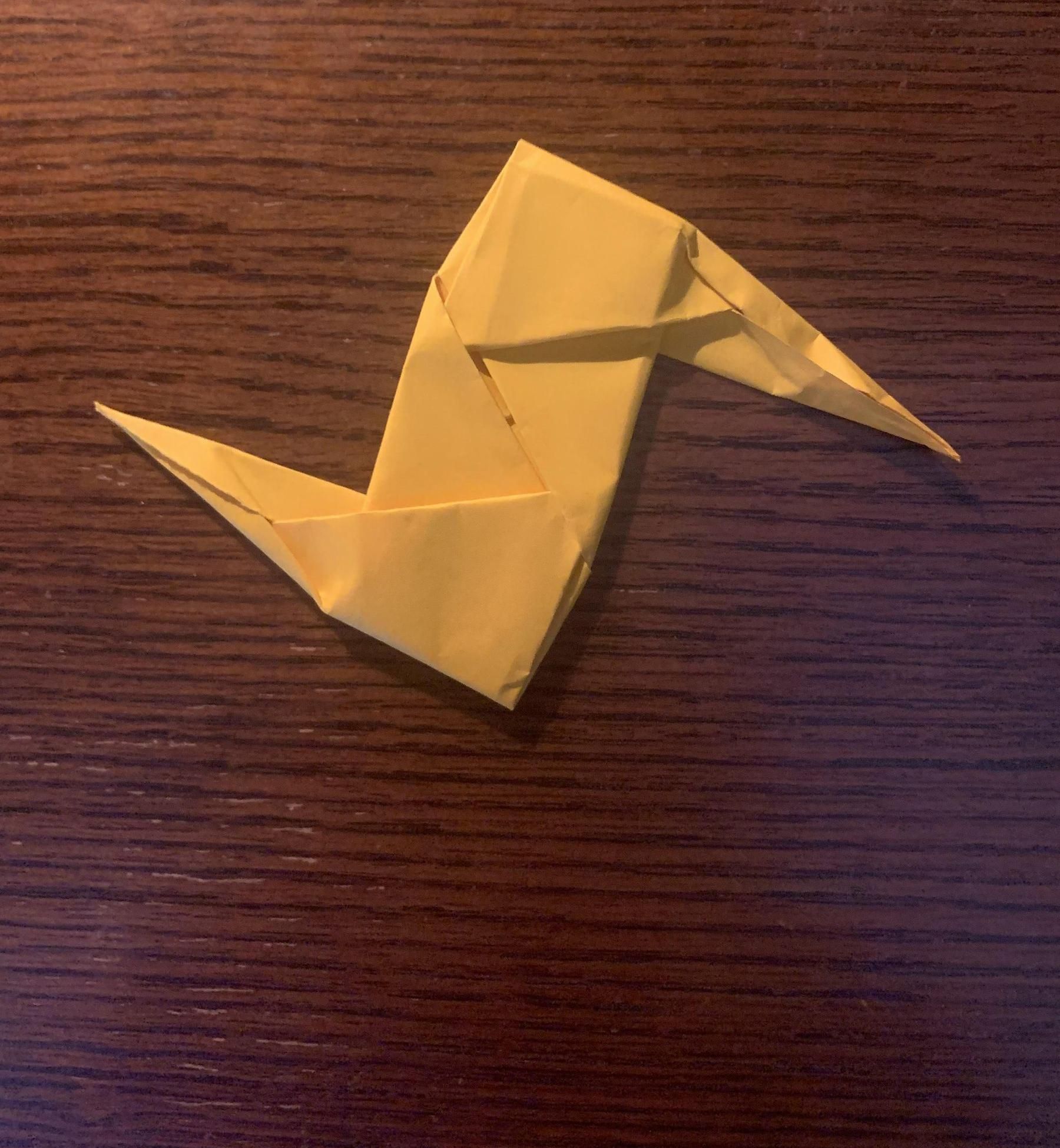 Fast Flying Two Pointed Paper Shuriken: the Wasp *GOLD 333 VIEWS EDITION*