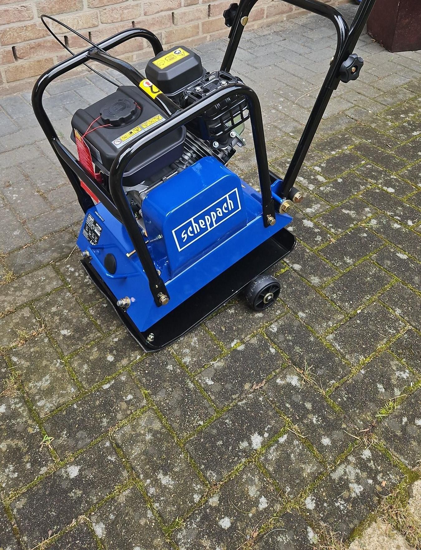 Anleitung: Rüttelplatte Mieten Hamburg | Boden & Schotter Richtig Verdichten Für Pflasterarbeiten (Scheppach HP1200S)