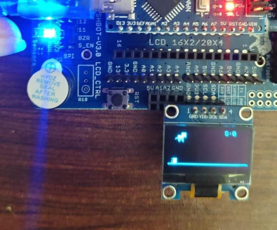 Dino Game Using Arduino Nano and OLED Display