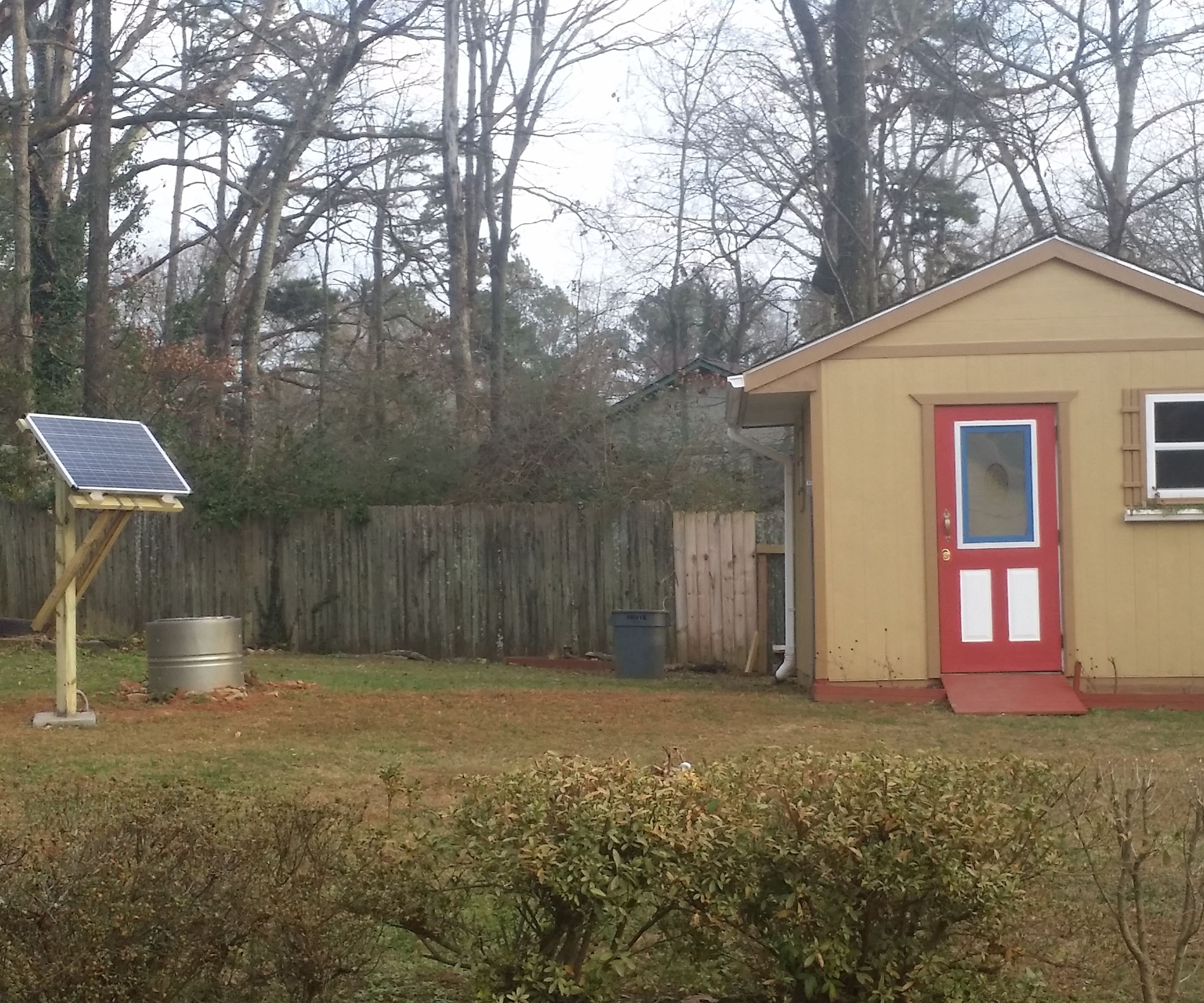 Off the Grid Shed-cave