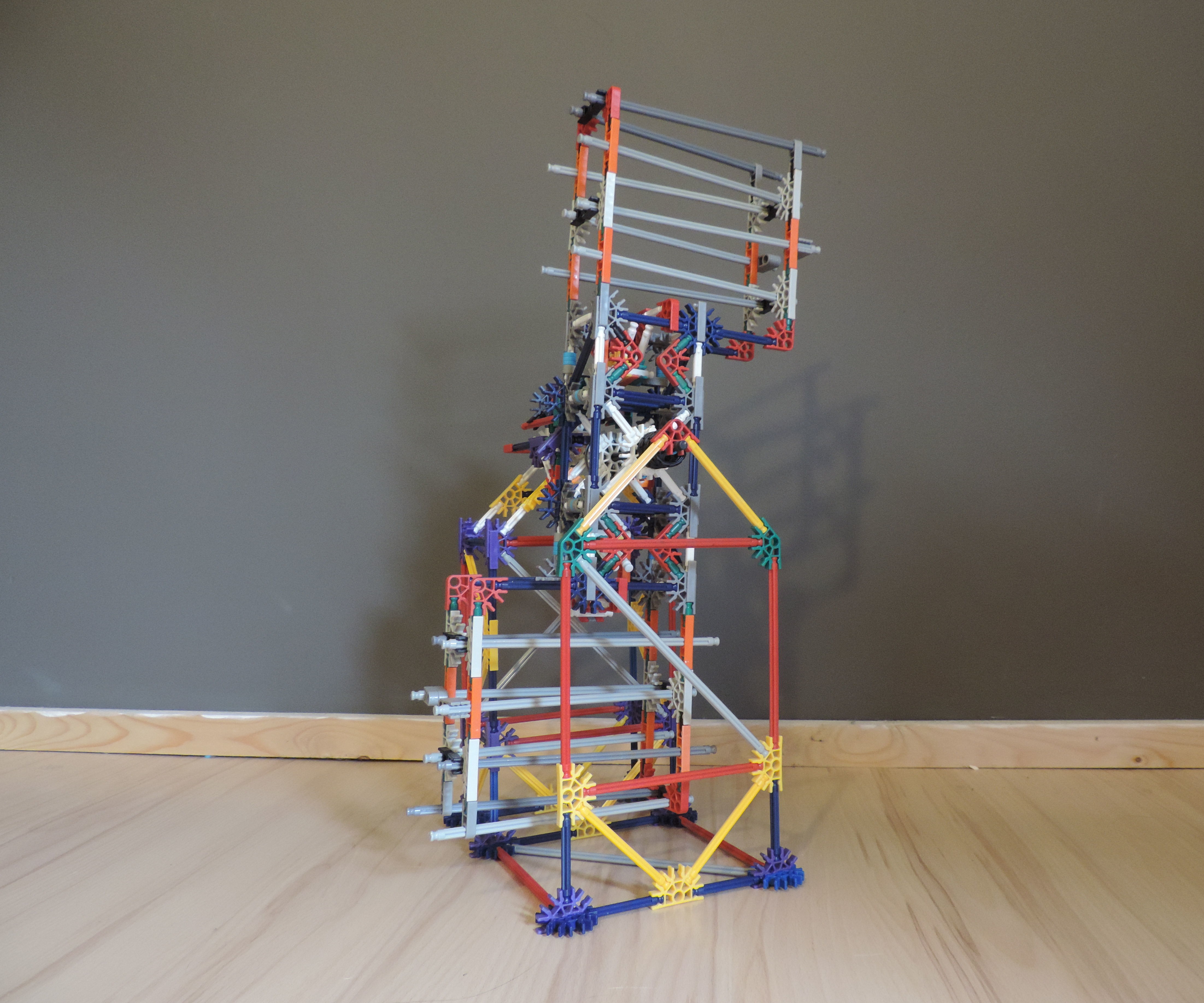 Knex Ball Machine Element: Turning Zig Zags