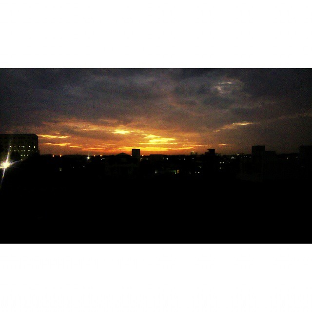 #sky #evening #feelinghappy #colors