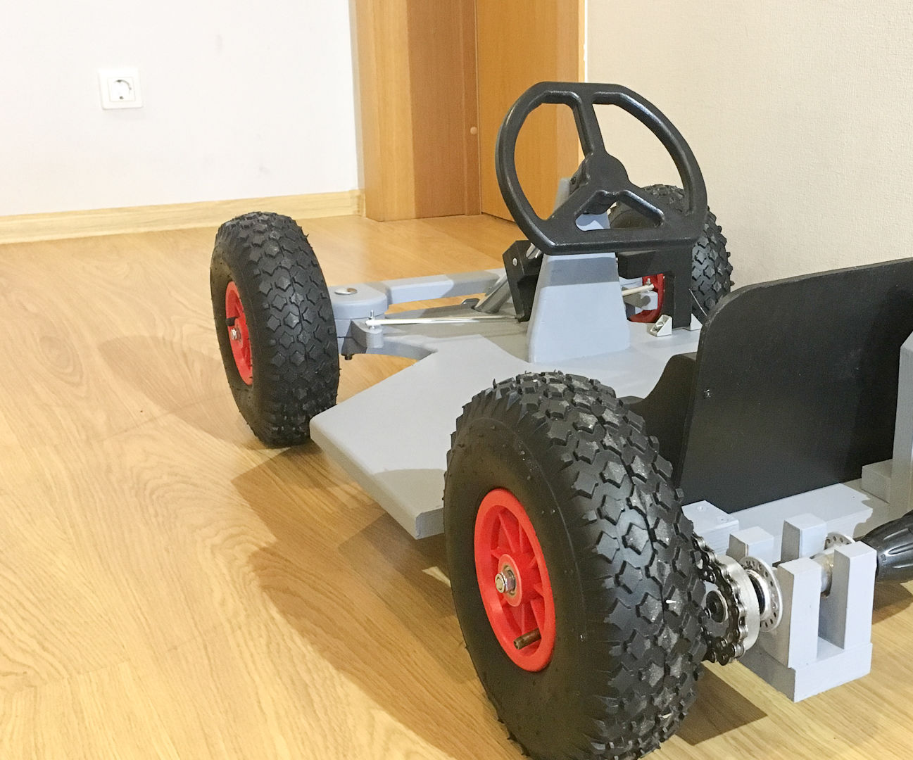 Drill Powered Go Kart