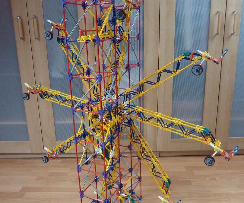 Ferris Wheel Lift, a Knex Ball Machine Lift