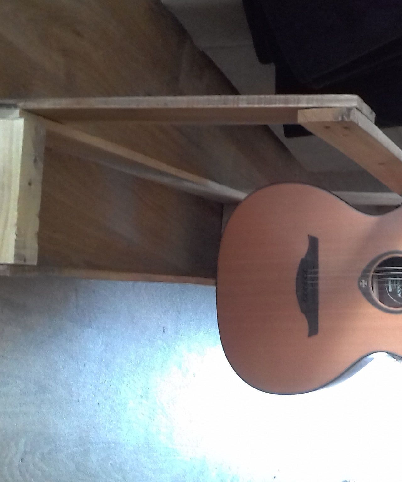 Multiple Size Ukulele Stand (Recycled Wood)pictures