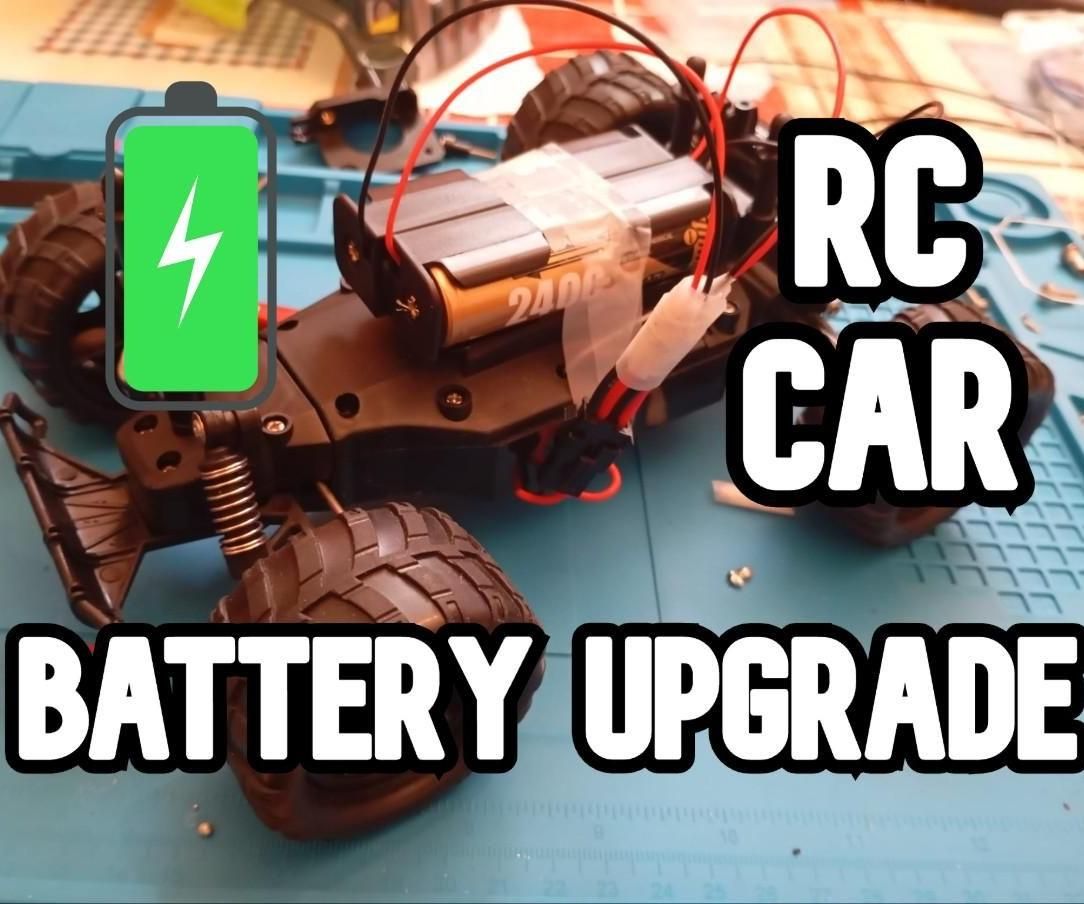 RC Car Revival: Upgrading to High-Capacity 18650 Batteries in Series