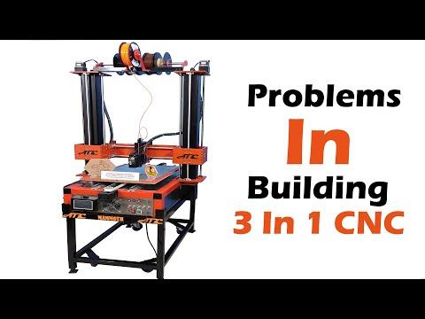 3 in 1 CNC / 3d Printer Problems / Port Detection / Thermal Runaway / Extruder Motor / Step Skipping