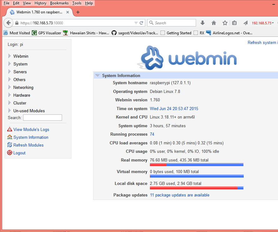 Making File Manager Work in Webmin