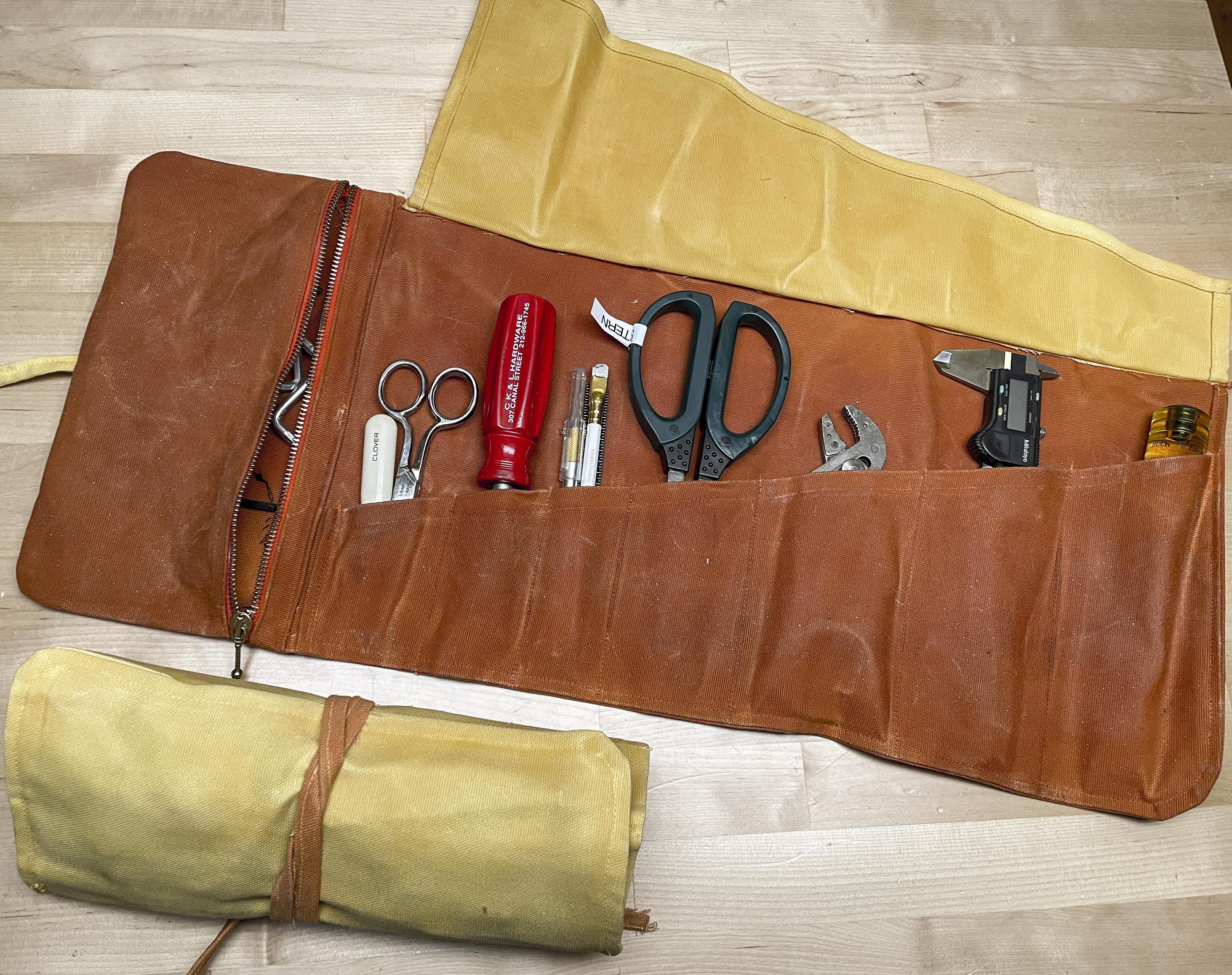 Waxed Canvas Tool Roll