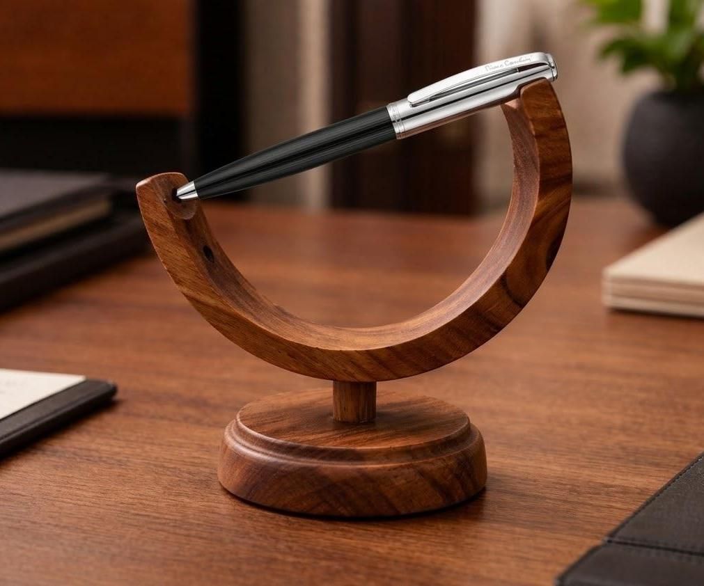 DIY Handmade Walnut Pen Holder – Easy Woodworking Desk Organizer Project