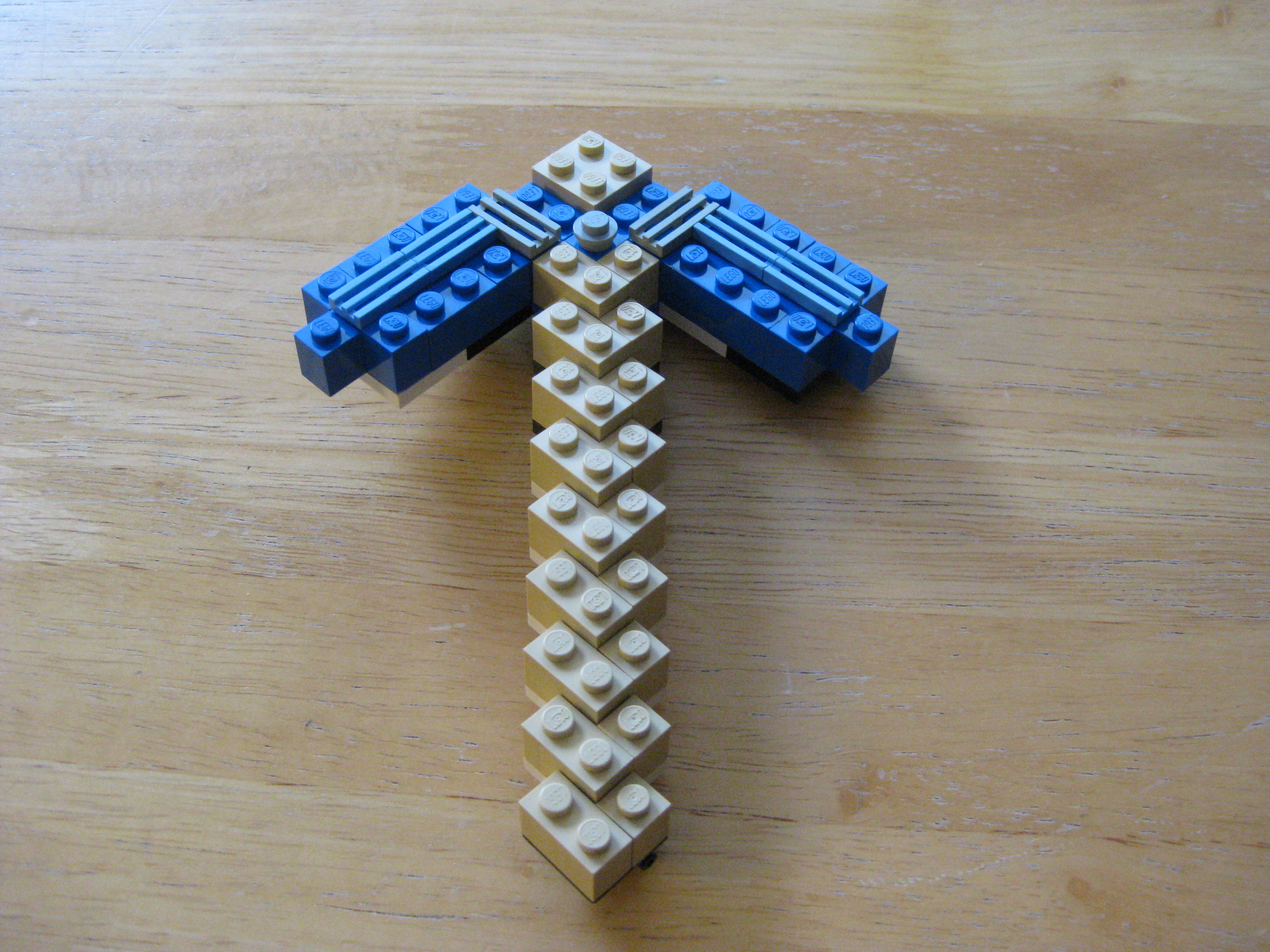 How to Make a Lego Minecraft Pickaxe