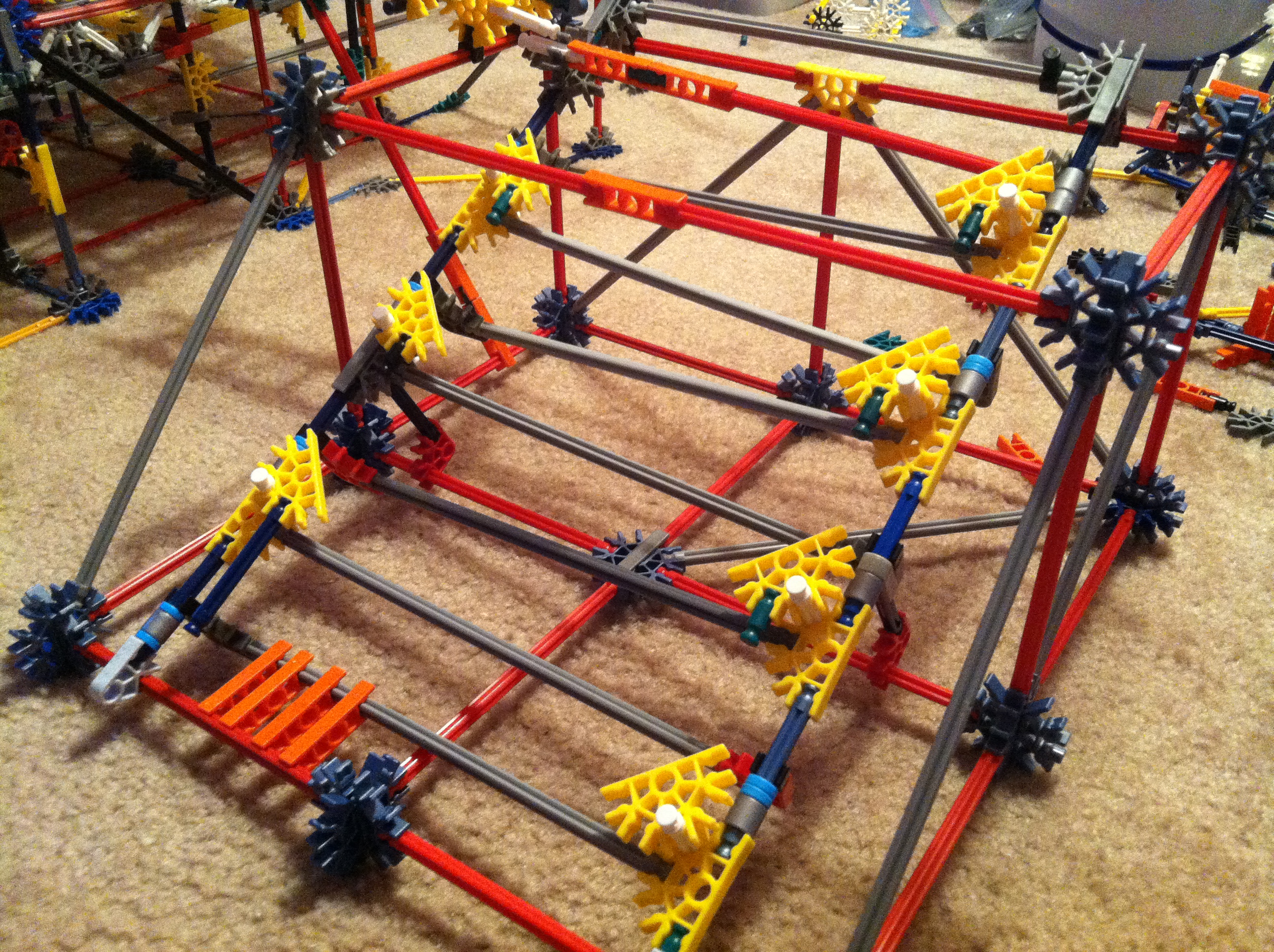 Knex Ball Machine Element ZigZag Stairs Made Simple