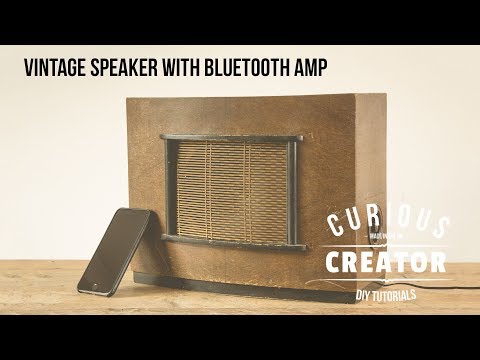 #10 Upgrade almost any Vintage Speaker to Bluetooth DIY Curious Creator