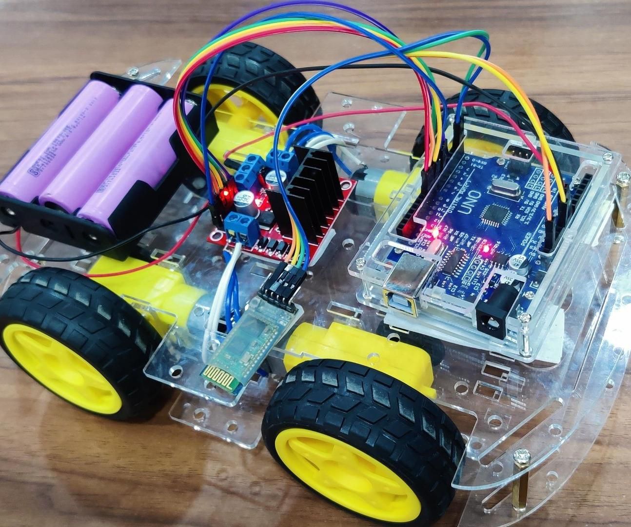 Bluetooth Controlled RC Car