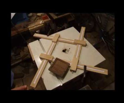 WOODEN SAUCERS ON TABLE ROUTER