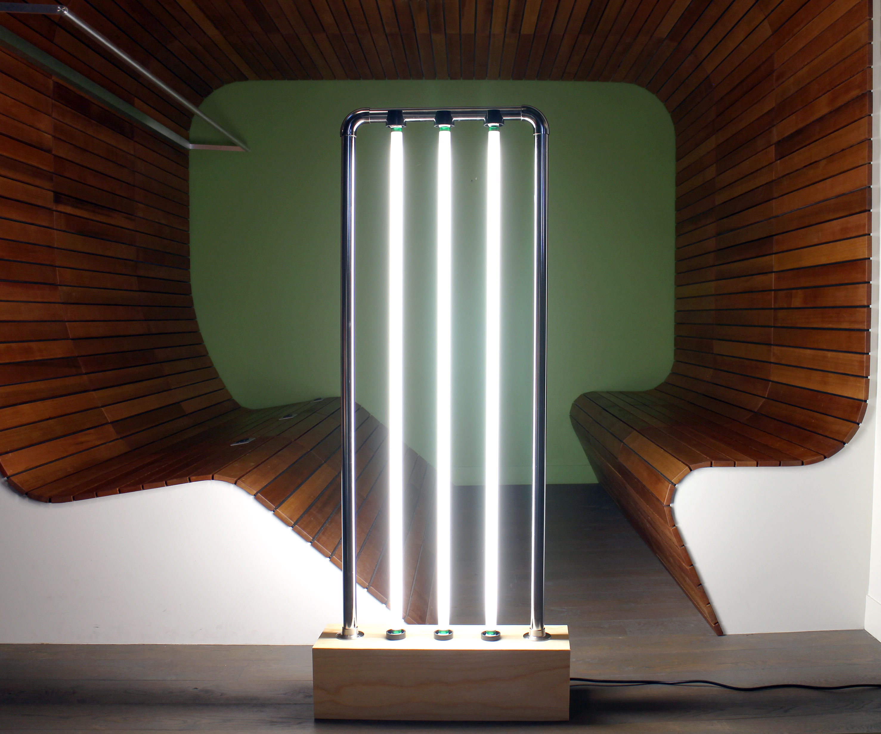 Fluorescent Tube Floor Lamp