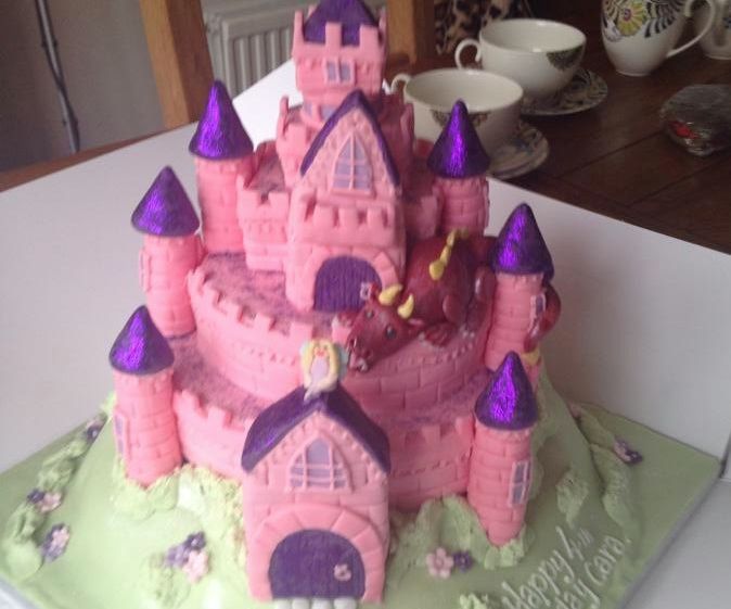 My Ultimate Fairy Castle Cake - Can Easily Be Customised Into Other Castle Styles From This Basic Shape