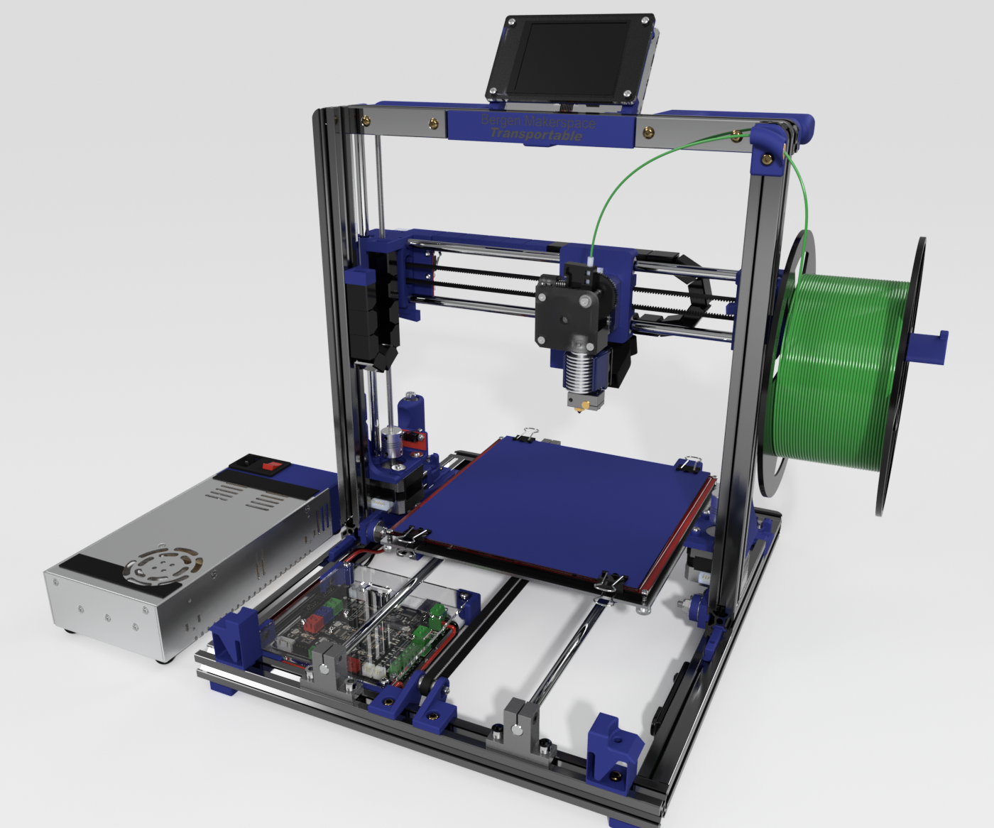 Bergen Makerspace Transportable 3D Printer