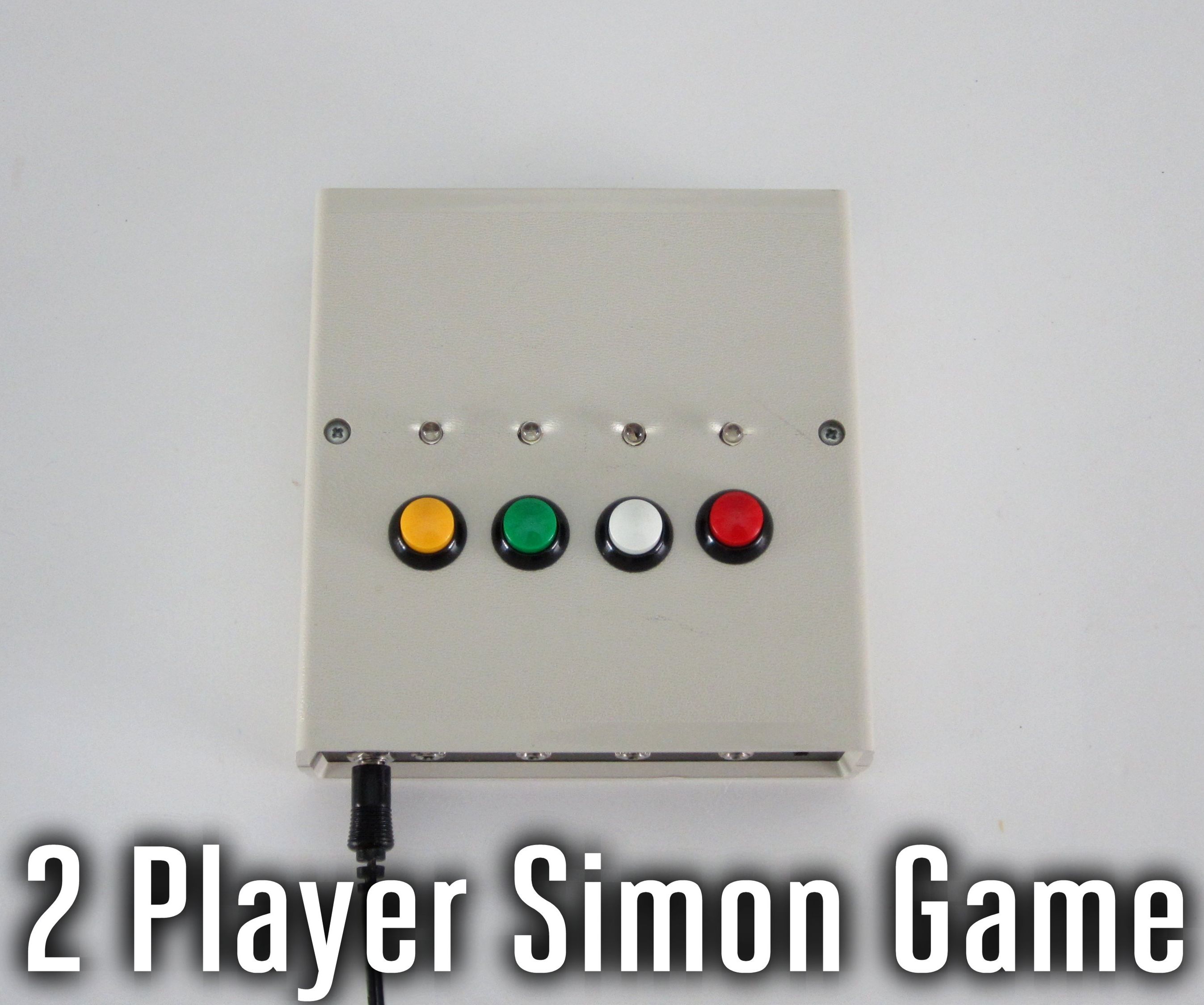 Two Player Simon Memory Game With External Switches