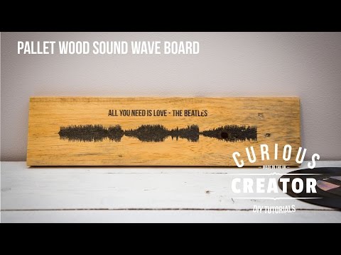 #5 Pallet Wood Sound Wave - DIY Curious Creator