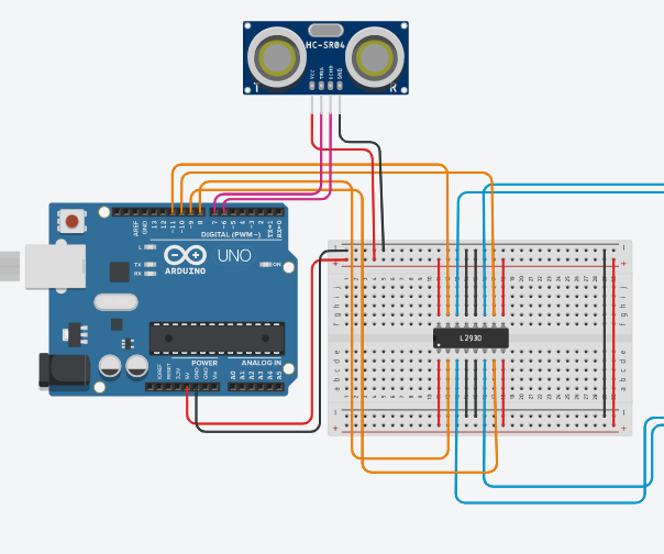 Obstacle Avoiding Robot B10