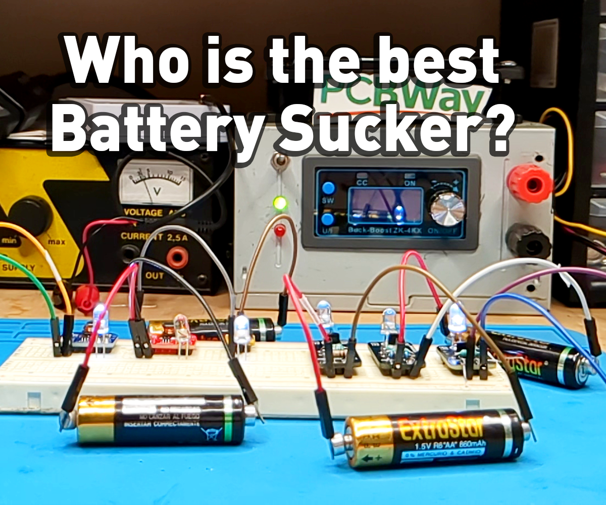 The Ultimate "Battery Sucker": Joule Thief Vs. Modern Boost Converters