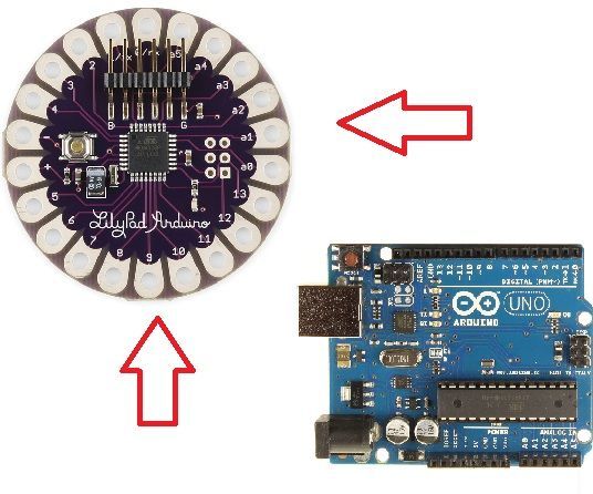 How to Upload Codes to Lilypad Arduino Without FTDI With Using Arduino Uno [Revised 05.10.2016]