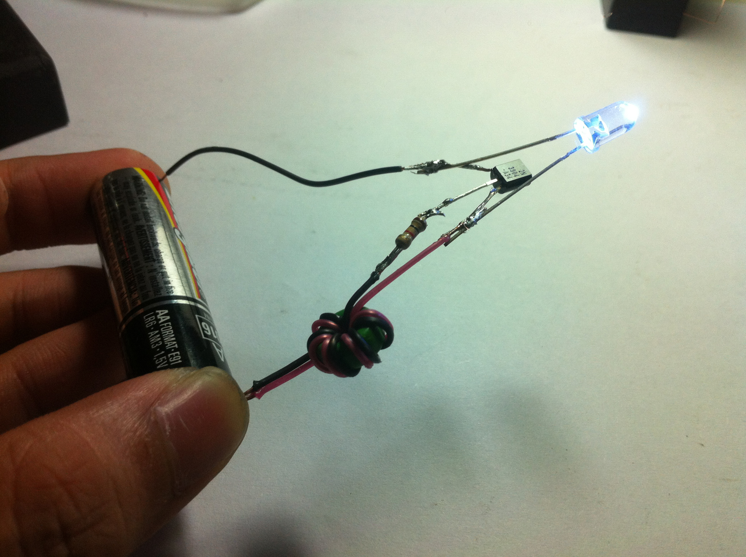 Making a Simple Joule Thief (made Easy)