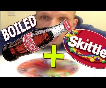 BOILED COCA COLA SKITTLES EXPERIMENT 