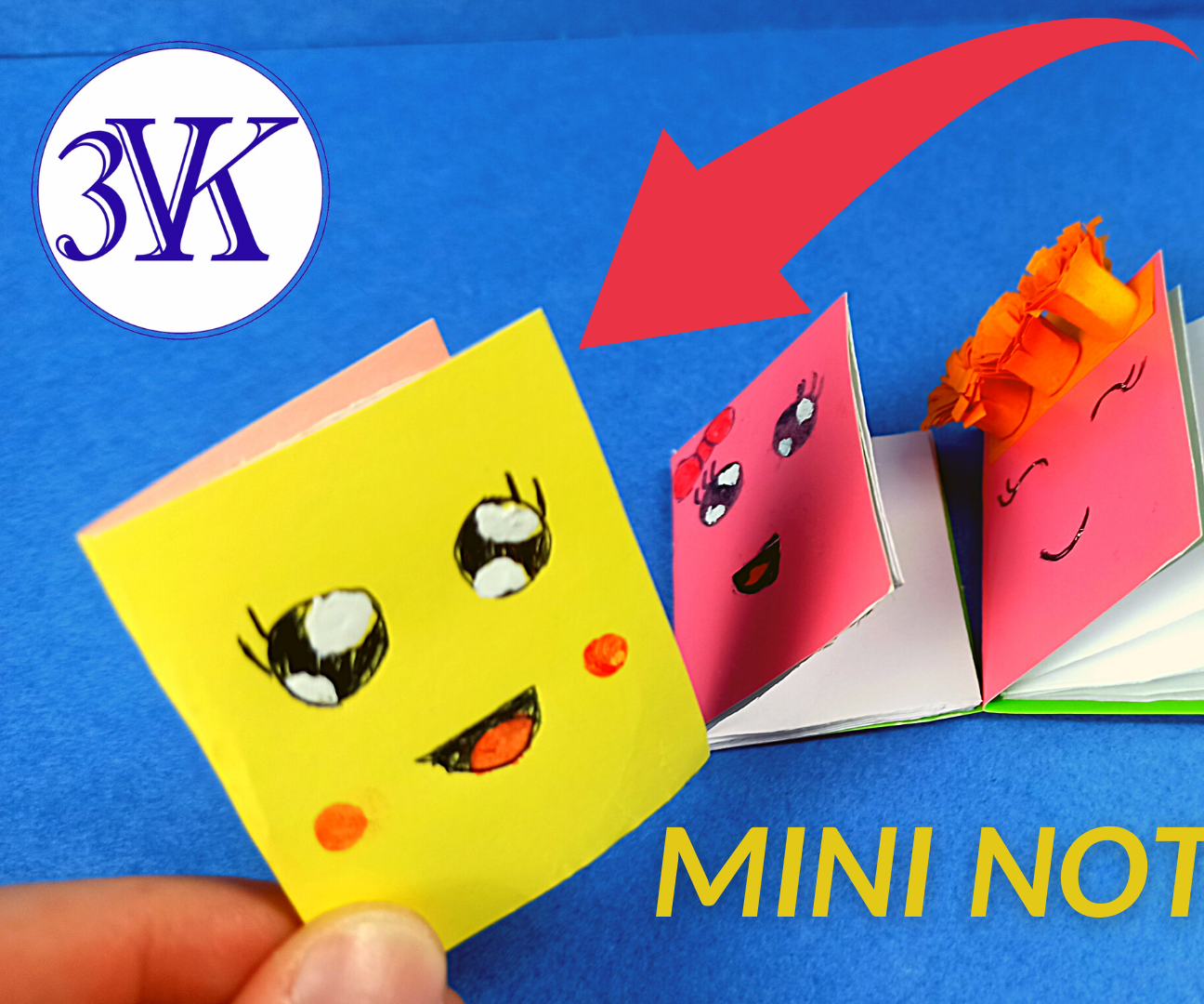 How to make origami mini notebook?