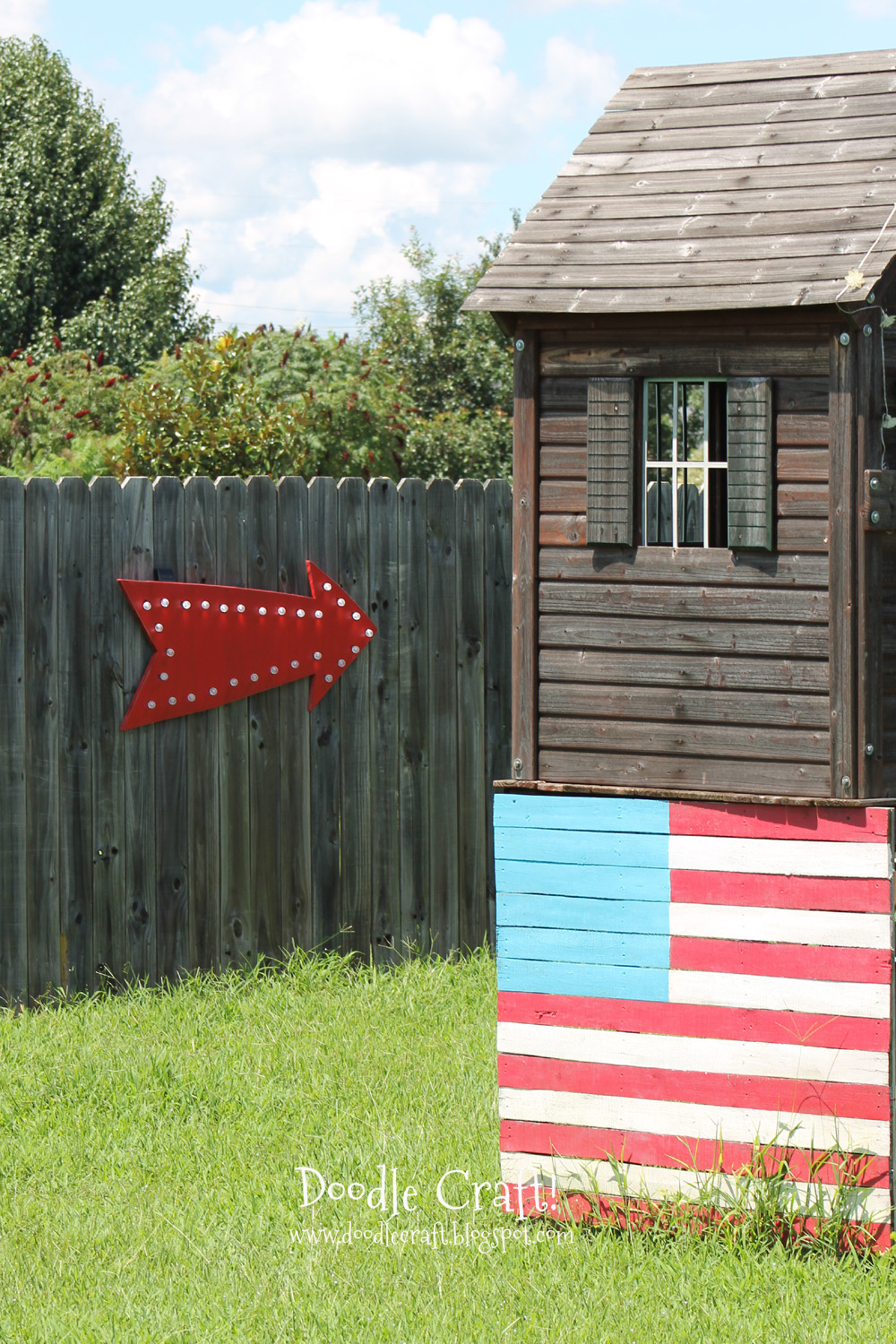 eat at joes vintage red arrow diy solar power light up marquee hanging sign cafe bulb lights and plywood easy tutorial (26).JPG