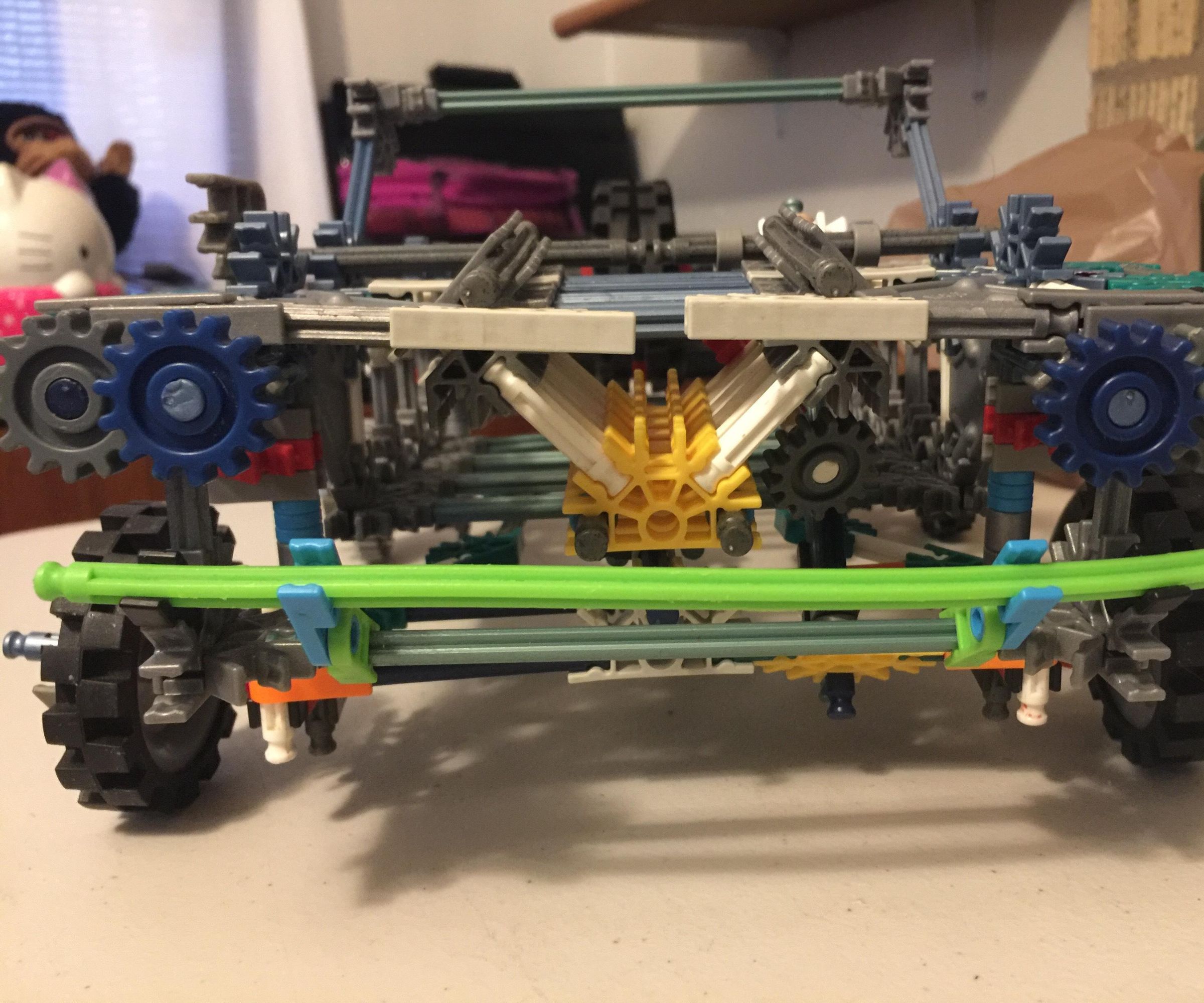 K'nex 4-wheel steering pickup truck