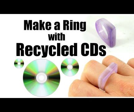 Make a Ring With Recycled CDs 