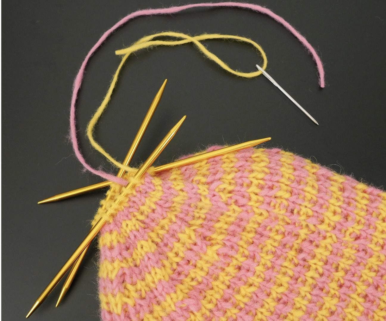 Knitting Stitch Decreases and DPNs