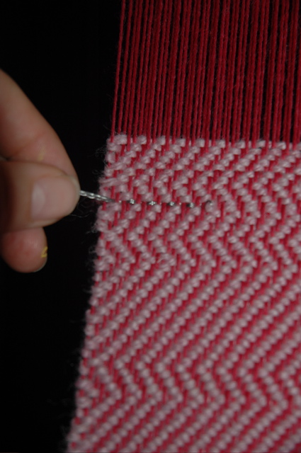 Weaving With Conductive Thread: Clasped Weft