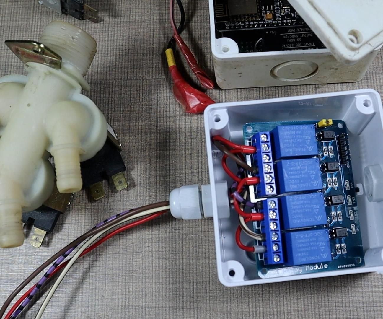 Tasmota Irrigation Controller Build With a NodeMCU and Relay Board