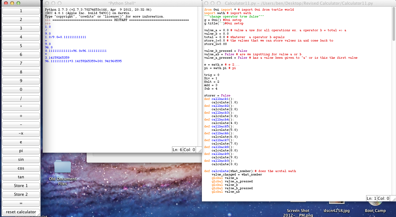 Calculator Coded With Python