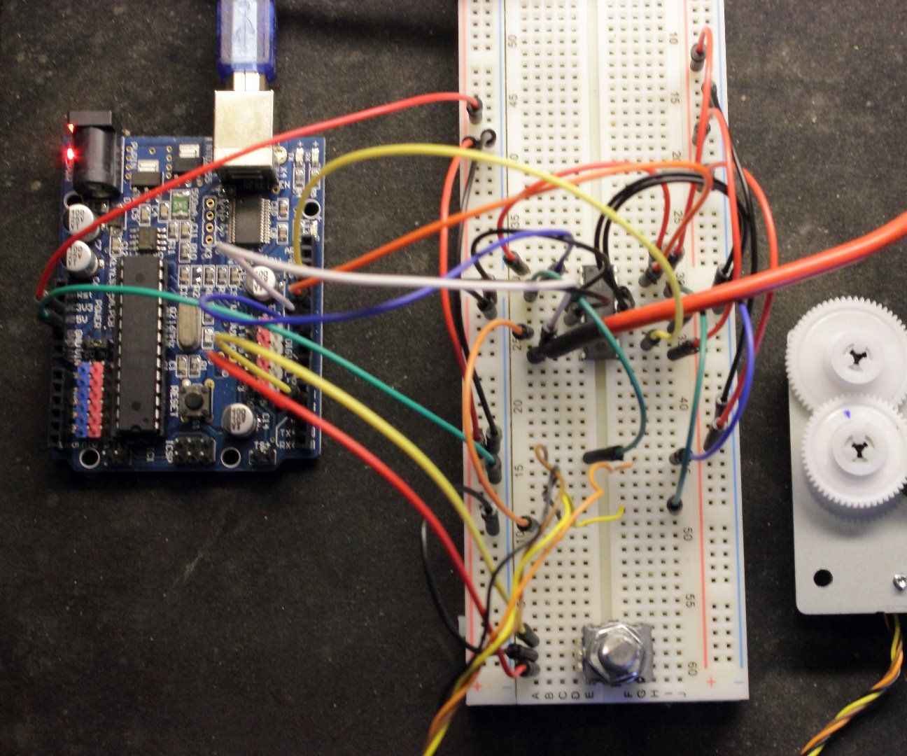 ARDUINO Stepper Motor Controlled With Rotary Encoder and L293d or SN754410NE Chip