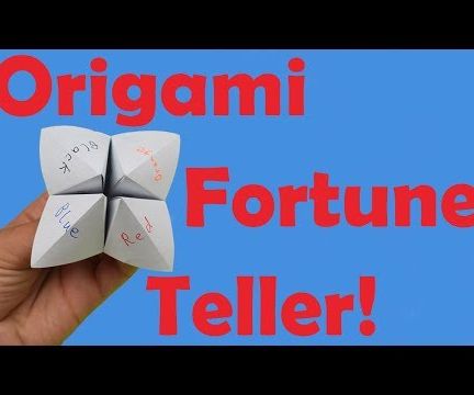 How to Fold an Origami Fortune Teller + How to Use