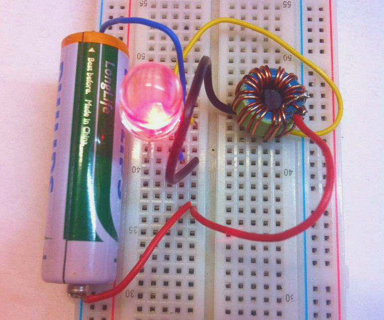 Simple Miniature Joule Thief