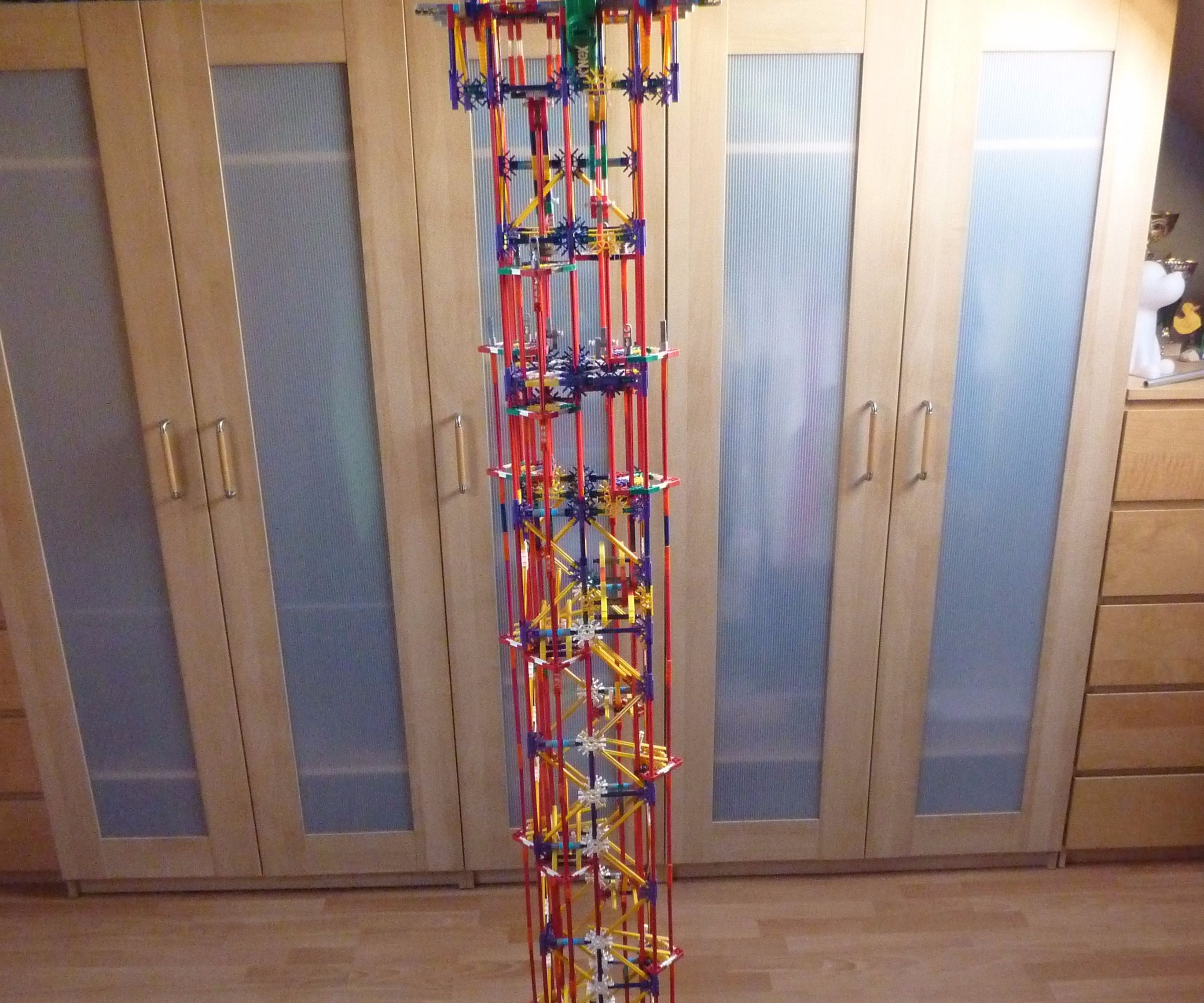 Spiral Stepper Lift, a Knex Ball Machine Lift