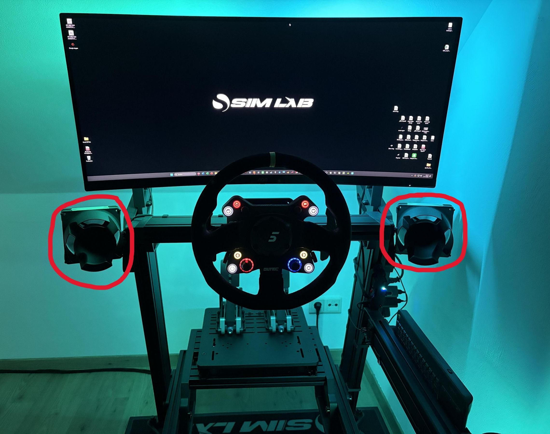 DIY Simrig Driver Cooling