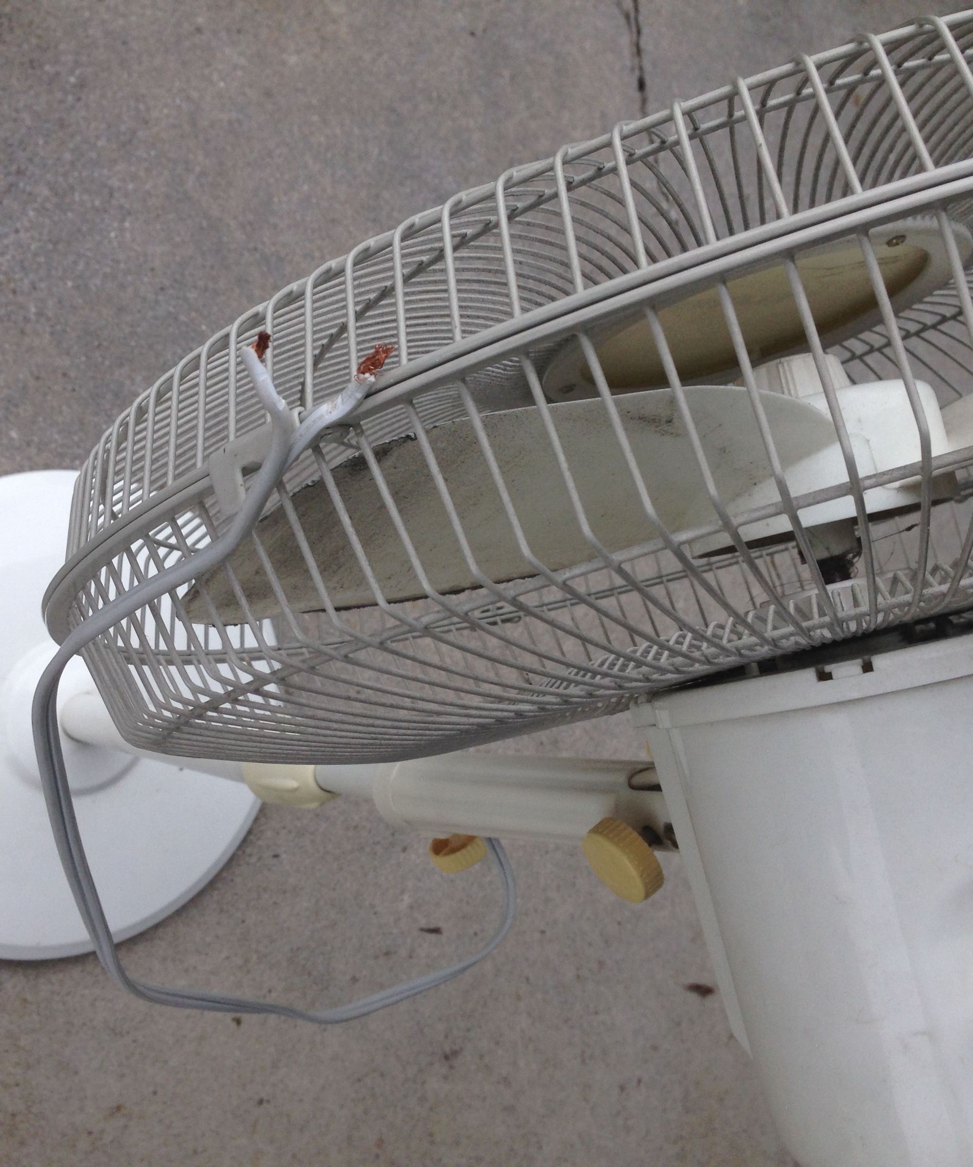Pedestal Fan Cord Repair