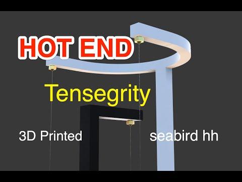 &quot;Hot End&quot; Tensegrity - 3D Printed