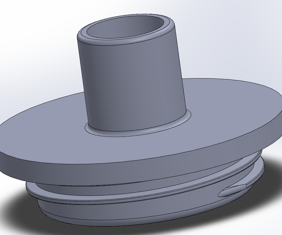 Oxygen Tube / Venturi Device Adapter for DIY Oxygen Chamber